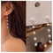Boho Dangle Pearl Drop Earrings Long Tassel Pearl Earrings Vintage Pearl Studs Earrings Wedding Pearl Chain Earrings jewelry for Women and Girls...