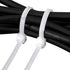 URBEST 100 Pcs Self Locking Wire Cable Zip, Tie Fasten Wrap 4 Inch Nylon Zip Tie (4 INCH, White)...