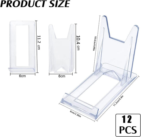 Acrylic Plate Stands?Plate Stand Plastic Stand Adjustable Decorative Plate Holder Plate Stand Decorative Stand for Display Pictures or Plate ,Home...