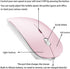 Bluetooth Mouse for iPad Pro iPad Air Rechargeable Bluetooth Wireless Mouse for MacBook pro MacBook Air Mac Laptop Chromebook Windows HP PC DELL (...