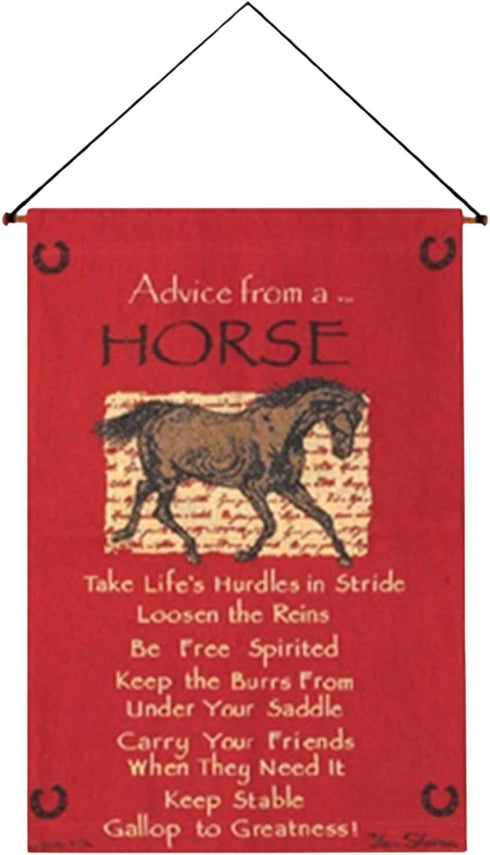 Manual Your True Nature Wall Hanging, Advice from a Horse, 17 X 26-Inch...