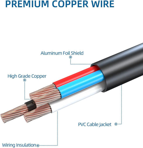 USB-A to Micro USB Power Cord Cable Replacement...