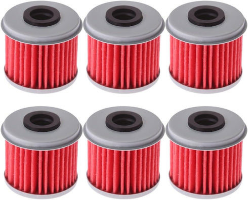 Oil Filter replacement for HONDA CRF450R CRF450 CRF 450R 450 replaces part# 15412-MEB-671 (pack of 6)...