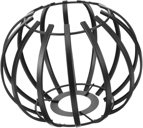 Zerodeko European and American Iron Simple Chandelier Open Lamp Cover Lamp Guard Cage Farmhouse Vintage Industrial Metal Wire Cage Sphere Lamp Sha...