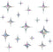 Cross Star Window Stickers for Bird Strikes, Stop Birds from Hitting Windows, Glass Awareness Decals for Windows, Anti Collision Rainbow Decals, 3...