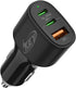 USB C Car Charger 60W Key Power Fast Car Charge USB-C Car Charger Adapter - Dual USB-C and USB-A Ports with 30W & 22.5W Compatible with iPhone 12/...