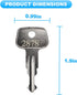 2878 XCargo Luggage Roof Key Karrite Ski Bike xcargo Carrier Skyline Sportrack XL,X-Cargo Roof Rack Key,Replacement Keys for Sears XCargo Karrite ...