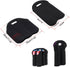 Hipiwe Set of 2 - Insulated Neoprene Wine Carrier Tote Bag + 6 Pack Beer Water Can Carrier Tote Bottle Holder Bottle Cooler Bag - Perfect for Trav...