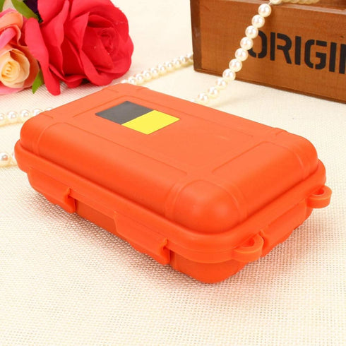 Outdoor Survival Storage Box, Waterproof Shockproof Box Plastic Tool Box Enclosure Airtight Survival Case Container Storage Travel Sealed Containe...