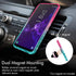 Silverback for Galaxy S9 Case, Moving Liquid Holographic Sparkle Glitter Case with Kickstand, Bling Diamond Rhinestone Bumper Ring Protective Sams...