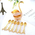 Coffee Spoons Set, Dessert Spoons Set, 6PCS Tea Spoons with Swan Base Holder, Metal Coffee Spoon Organizer, Stainless Steel Small Spoons for Coffe...
