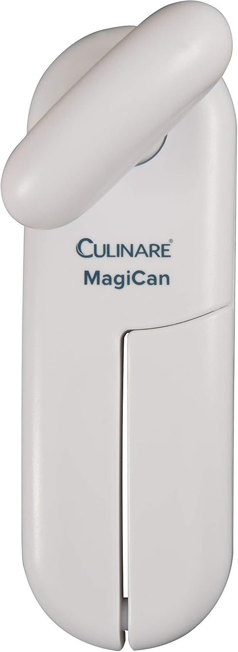 MagiCan Manual Can Opener - Heavy Duty Kitchen Gadget, Effortlessly Open Cans, White, Stainless Steel...