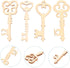Amosfun 20PCS Unfinished Wooden Cutouts Hollow Art Craft Embellishment for Wedding Birthday Party Home Decoration...