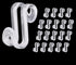 60 Pcs Clothes Hanger Connector Hooks, Mini Cascading Hanger Hooks for Velvet Huggable Hangers, Wooden Hangers, Heavy Duty Space Saving for Closet...