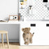 ROFARSO Lifelike Cute Lovely Baby Lion Animal Wall Stickers Removable Wall Decals Peel and Stick Wall Art Decorations Home Decor for Kid Nursery B...