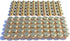 DGOL 50 Pairs Brass Backscrews Golden Leather Fasteners Sturdy Binding Rivets Belt Strap Collar Back Screws PU Studs Length (0.158 inch (4mm))...