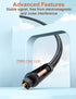VANAUX Optical Extension Cable Digital Toslink Male to Female S/PDIF Cords Compatible with Home Theater, Sound Bar, TV, PS4, Xbox, PlayStation & M...