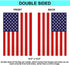 Burlap American 4th of July Garden Flag, United States Stars and Stripes Patriotic US Garden Flag, Double Sided, Perfect Decor for Outdoor Yard Po...