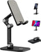 OCYCLONE Phone Stand, Adjustable Height and Angle Foldable Cell Phone Stand Holder for Desk, Taller iPhone Stand Compatible 4-11 Inch All Mobile P...