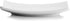 10 Strawberry Street Ceramic Simply White 6" Coupe Square Appetizer Plate, Set of 6...