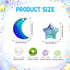 Mixed Star Moon Crystal Glass Beads Seedbeads Loose Round Pearl Beads for Jewelry Making Craft Bracelets Necklaces Earrings DIY Crafts Projects Pu...