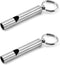 2PCS Mini Stainless Steel Survival Whistle Perfect for Camping, Hiking and Boating Loud Emergency Whistle with Far Distance Rang for Sporting Even...