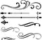 Scrolls and Flourishes Stencil (10 mil plastic) | Decor Stencils for Painting on Wood, Wall, Tile, Canvas, Paper, Fabric, Furniture and Floor | Re...