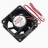 Wathai 60mm x 25mm 12V Waterproof Small Fan Dual Ball High Speed DIY Cooling for RV Refrigerator, Computer Case, Generator, Plant Tank or Terrariu...