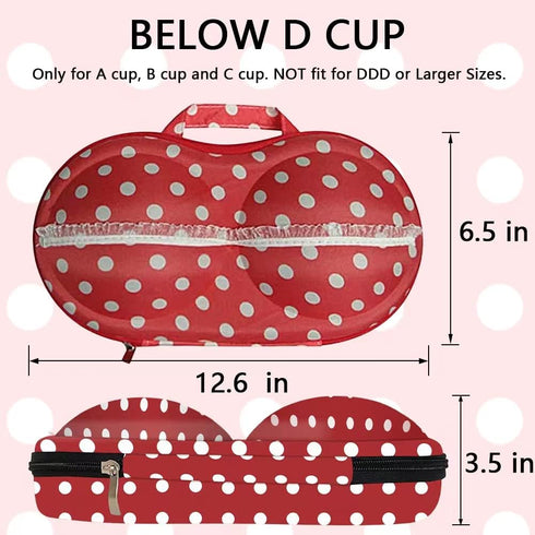Travel Home Organizer Zip Bag Case Portable Bra Storage Bag Waterproof Bra and Underwear...