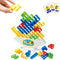 48 Pcs Tower Game Tetra Game Balance Stacking Blocks Game, Board Games for Kids & Adults, Tetra Game Tower Balance Toys Team Building Games for 2 ...