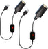 USB A to 12V Adapter, 2-Pack QC3.0 USB A to 12V Cigarette Lighter Adapter Quick Charger Male to 12V Cigarette Lighter Socket Female Cable for Dash...