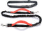 Black Adjustable Big Heavy Duty Retractable Dog Leash Two Handles Free for Walking Training(red)...