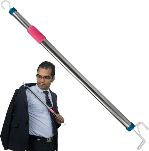 Dressing Stick Fully Adjustable for Long Lengths up to 28.5" - Makes Putting On and Taking Off Clothing Easier, Home Health Aids...