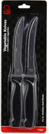 Chef Craft Select Vegetable Knife, 4.5 inch blade 8.5 inches in length 2 piece set, Stainless Steel/Black...