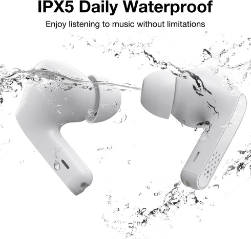 A3 True Wireless Earbuds Bluetooth 5.3 Headphones Noise Cancelling Waterproof Stereo Earphones with Microphone in-Ear Touch Control Headset with D...