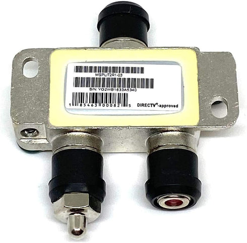 Directv SWM Approved 2-Way Wide Band Splitter (2-Pack)...