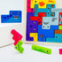 Wooden Blocks Puzzle Russian Blocks for Kids Age 3 4 5 Years Old, Children's Puzzle Game Board Learning Education Montessori Toddler Puzzle Wooden...