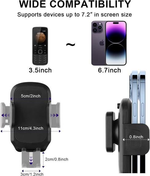 Golf Cart Magnetic Phone Holder Mount, Ultra Strength 6*N52 Magnets Cell Phone Caddy Compatible with EZGO Club Car Yamaha,Fit for Most Smartphone,...