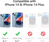 JETech Camera Lens Protector for iPhone 14 6.1-Inch and iPhone 14 Plus 6.7-Inch, 9H Tempered Glass, Anti-Scratch, Case Friendly, Does Not Affect N...