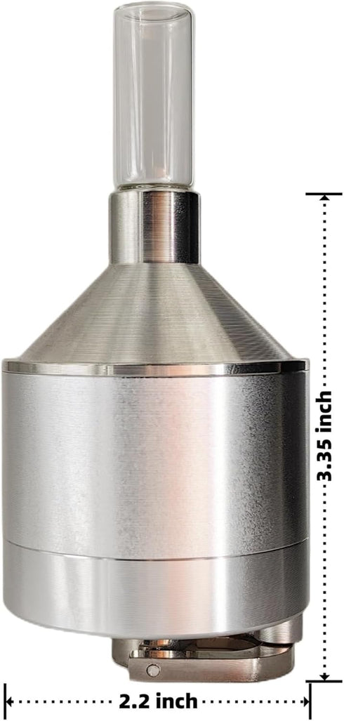 Kitchen Spice Grinder?Superfine Grinding?Pepper Grinder Set, Silver1...
