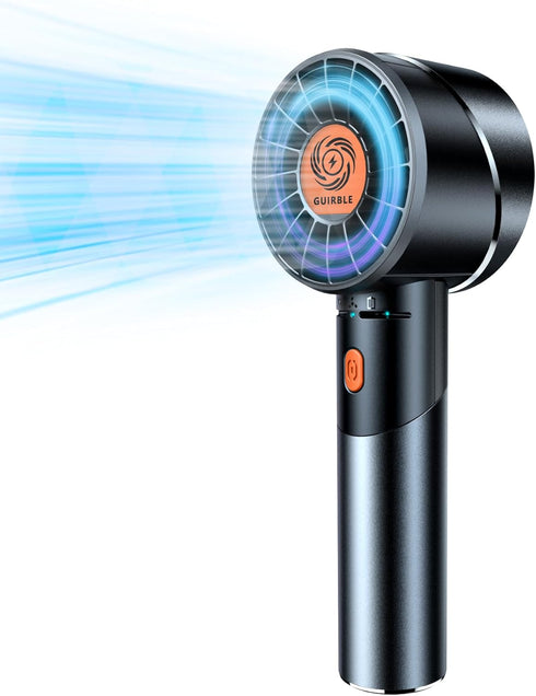 Handheld Fan,Portable Turbo Fan,Powerful Personal Fan(7000rpm High-Speed Motor,Battery Work 3-16 H),USB Rechargeable Mini Handheld Fan for Travel/...