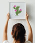 25 Pieces Cactus Stencils for Painting on Canvas Reusable Summer Cacti Stencils Tropical Succulent Drawing Template Stencil for Painting on Wood W...