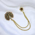 Gold Silver Plated Chain Rose Flower Violin Five-pointed Star Brooches Collar Pins Crystal With Hanging Chain Suit Shirt Lapel Brooch Pin Fashion ...