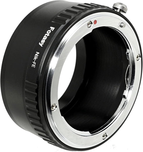Fotasy Manual F Mount Lens to E-Mount Adapter, NK E Mount Adapter, Compatible with Nikon F Lens Sony a7 a7R a7s II III IV a9 a7c Alpha 1 a6600 a65...