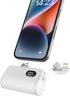 6000mAh Small Power Bank Portable Charger with Built-in Lighting&USB-C Connector for iPhone&Android Phone,Battery Pack Travel Phone Charger,Compat...