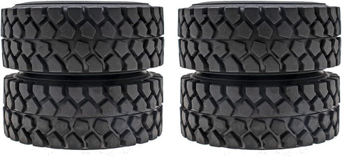 1.0 Crawler Tires for SCX24 Gladiator Bronco C10 JLU Deadbolt B17 Axial 1/24 1/18 Tracked car 4PCS...