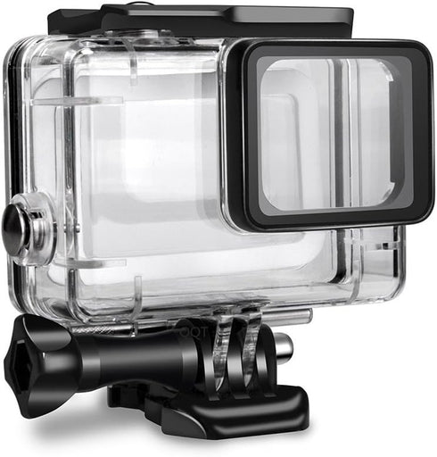 for Gopro Hero 7 Black Waterproof Housing Case, Protective Underwater Diving Housing Shell 45m with Bracket for Go Pro Hero 6/5 & Gopro Hero 7 Bla...