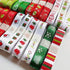 Chenkou Craft Merry Christmas 20 Yards Polyester Grosgrain Ribbon Appliques - 3/8" (10mm) Santa Ribbons Mix...