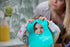 Tommee Tippee Easi-Roll Baby Bib, Crumb & Drip Catcher, Pink & Teal - 7+ Months, 2 Count...
