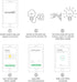 Lighting EVER LED Smart Light Bulbs, Compatible with Alexa and Google Assistant, 60 Watt Equivalent, Dimmable with App (Not Support Traditional Di...